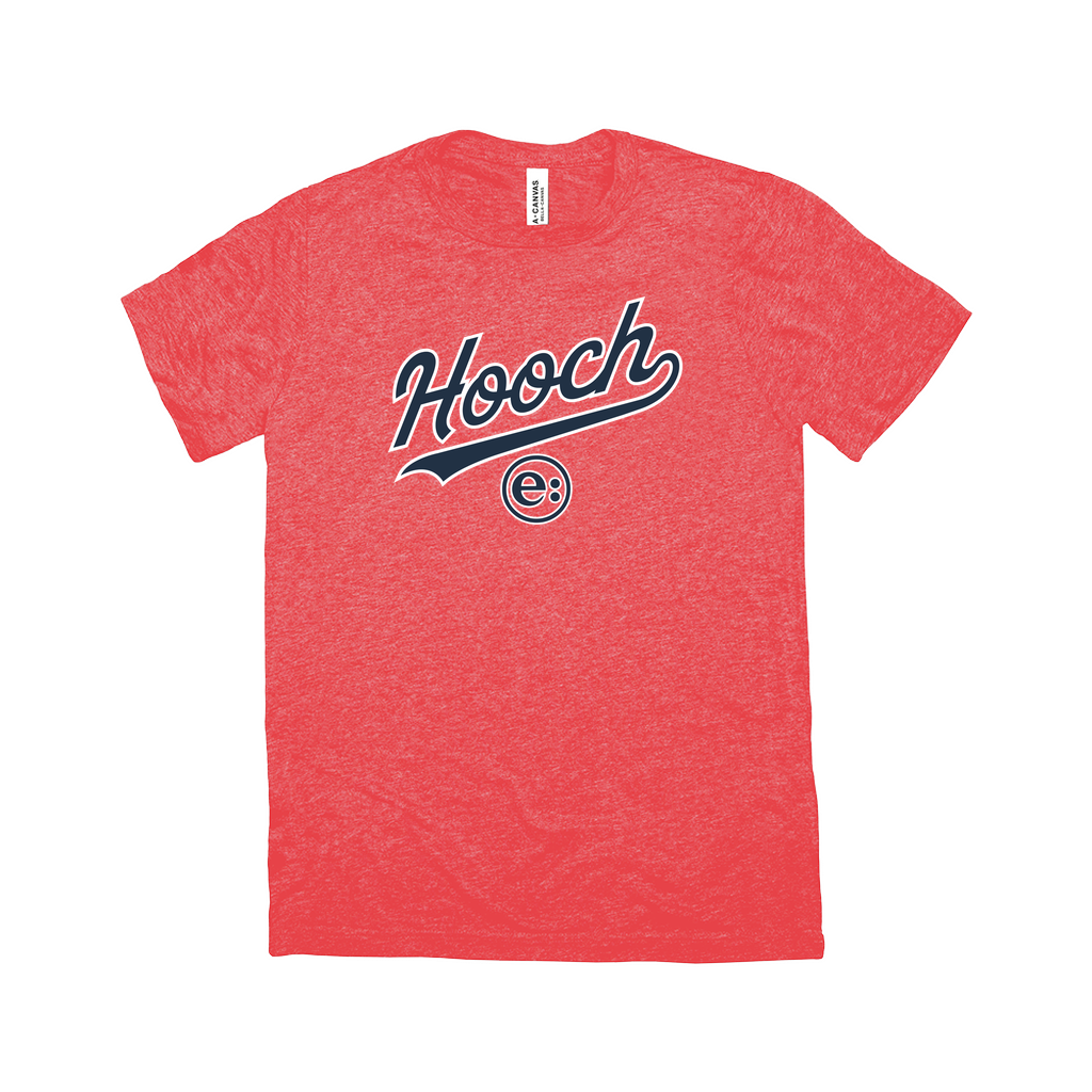 Hooch Baseball T-Shirt - White with Nationals Colors