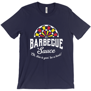 Barbecue Sauce on black or navy T-Shirt